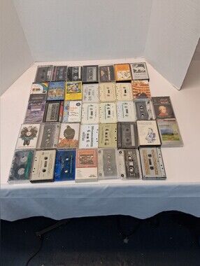 VTG Cassette Tape Lot 37pc – Music, Cultural, Educational, Soundtracks 1980s-90s